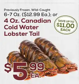 DeCicco & Sons Canadian Cold Water Lobster Tail offer