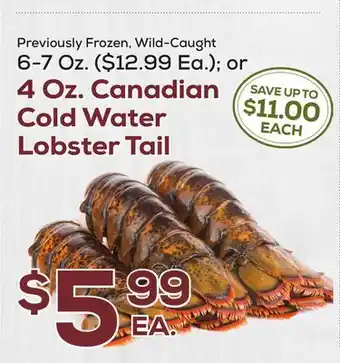 DeCicco & Sons Canadian Cold Water Lobster Tail offer