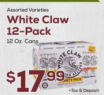 DeCicco & Sons White Claw 12-Pack offer