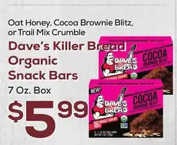 DeCicco & Sons Dave's Killer Bread Organic Snack Bars offer