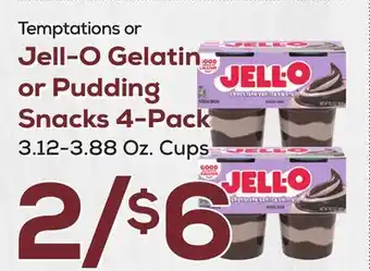 DeCicco & Sons Jell-O Gelatin or Pudding Snacks 4-Pack offer