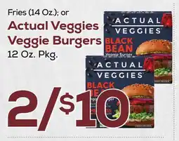 DeCicco & Sons Actual Veggies Veggie Burgers 12 Oz. Pkg offer