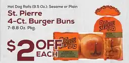 DeCicco & Sons St. Pierre 4-Ct. Burger Buns 7-8.8 Oz. Pkg offer