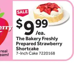 Stop&Shop The Bakery Freshly Prepared Strawberry Shortcake 7-Inch Cake offer