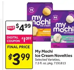 Stop&Shop My Mochi Ice Cream Novelties offer
