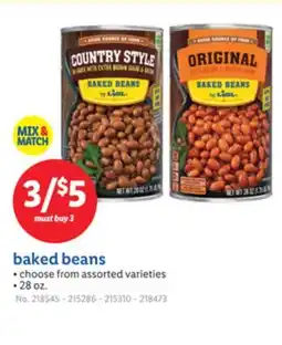 Lidl baked beans offer