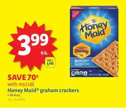 Lidl Honey Maid graham crackers offer