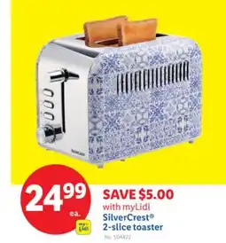 Lidl SilverCrest 2-slice toaster offer