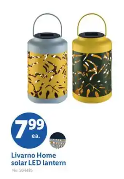 Lidl Livarno Home solar LED lantern offer