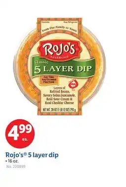 Lidl Rojo's 5 layer dip offer