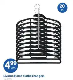 Lidl Livarno Home clothes hangers offer