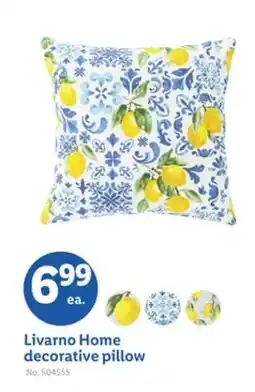 Lidl Livarno Home decorative pillow offer