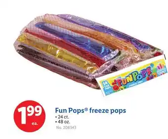 Lidl Fun Pops freeze pops offer