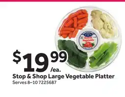 Stop&Shop Stop & Shop Large Vegetable Platter offer
