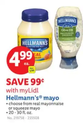 Lidl Hellmann's mayo offer