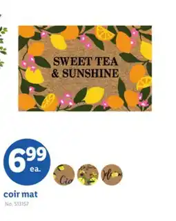Lidl coir mat offer