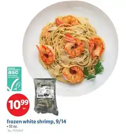 Lidl frozen white shrimp, 9/14 offer