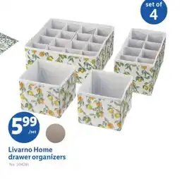 Lidl Livarno Home drawer organizers offer