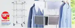 Lidl Livarno Home 3-tier rolling drying rack offer