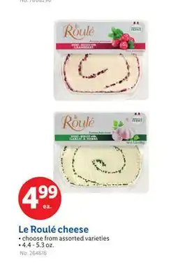 Lidl Le Roulé cheese offer