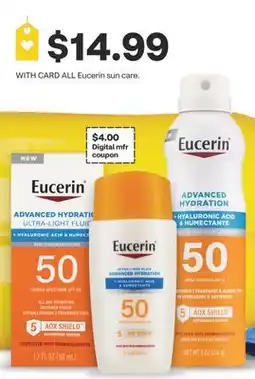 CVS ALL Eucerin sun care offer