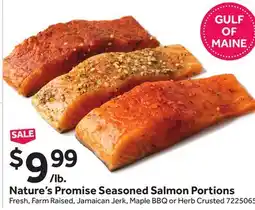 Stop&Shop Nature's Promise Seasoned Salmon Portions offer