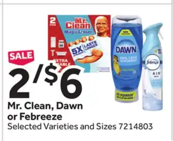 Stop&Shop Mr. Clean, Dawn or Febreeze offer