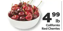 Weis Markets California Red Cherries offer