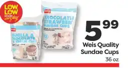 Weis Markets Weis Quality Sundae Cups offer