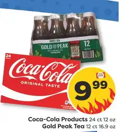 Weis Markets Coca-Cola Products 24 ct 12 oz Gold Peak Tea 12 ct 16.9 oz offer