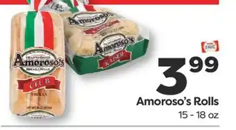 Weis Markets Amoroso's Rolls offer