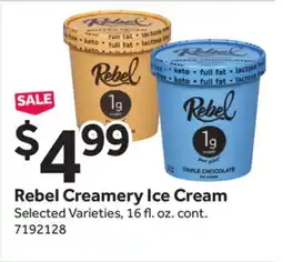 Stop&Shop Rebel Creamery Ice Cream offer