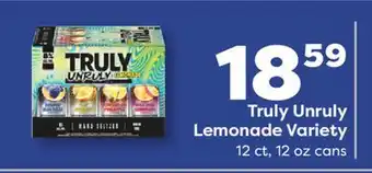 Weis Markets Truly Unruly Lemonade Variety offer