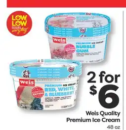 Weis Markets Weis Quality Premium Ice Cream offer