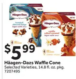 Stop&Shop Häagen-Dazs Waffle Cone offer