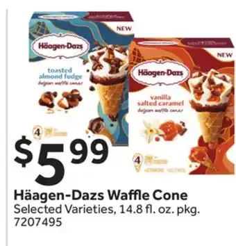 Stop&Shop Häagen-Dazs Waffle Cone offer