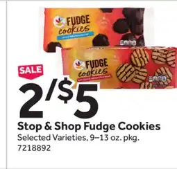 Stop&Shop Stop & Shop Fudge Cookies offer