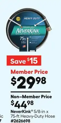 Lowe's 5/8-in x 75-ft Heavy-Duty Hose offer