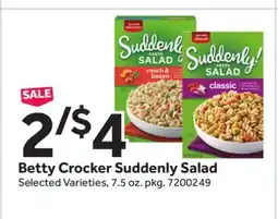 Stop&Shop Betty Crocker Suddenly Salad offer
