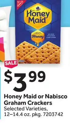 Stop&Shop Honey Maid or Nabisco Graham Crackers offer