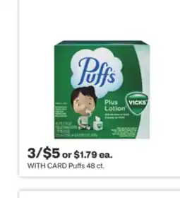 CVS Puffs 48 ct offer