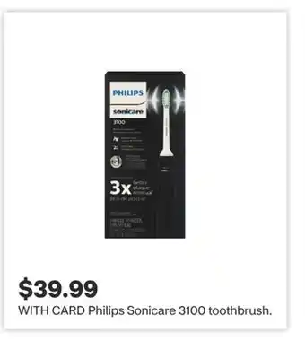 CVS Philips Sonicare 3100 toothbrush offer