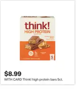 CVS Think! high protein bars 5ct offer