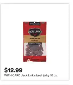 CVS Jack Link's beef jerky 10 oz offer