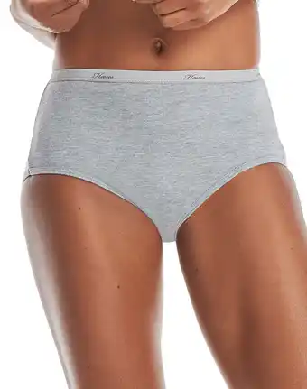 Walmart Hanes Women's Cotton Brief Underwear, Moisture-Wicking, 6-Pack Assorted 6 offer