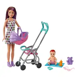 Walmart Barbie Skipper Babysitters Inc. Doll & Stroller Playset, for 3 Years & Up, Multicolor offer