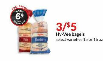Hy-Vee Hy-Vee Bagels offer
