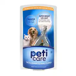 Walmart Peticare Illuminated Nail Clipper Pet Nail Clipper for Dogs & Cats, Safe & Easy, Gray offer