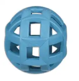 Walmart Heavy Duty Durable Natural Rubber Dog Treat Toy Extreme Hol-ee Mol-ee Roller (Light Blue) offer