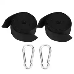 Walmart 2 PCS 3M Nylon Outdoor Tree Swing Straps Hammock Hanging Kit with Steel Buckle offer